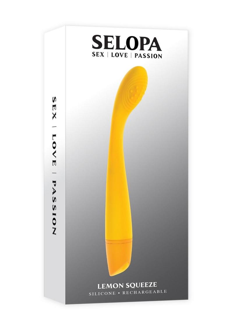 Selopa Lemon Squeeze Rechargeable Silicone G-Spot Vibrator