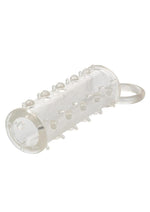 Sensation Enhancer Penis Sleeve with Scrotum Support - Clear