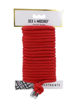 Sex and Mischief Amor Rope - Red