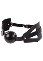 Sex and Mischeif Brat Ball Gag - Black/Rose Gold