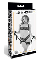 Sex and Mischief Thigh Andamp; Wrist Cuffs - Black