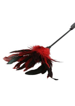 Sex and Mischief Feather Slapper - Black/Red