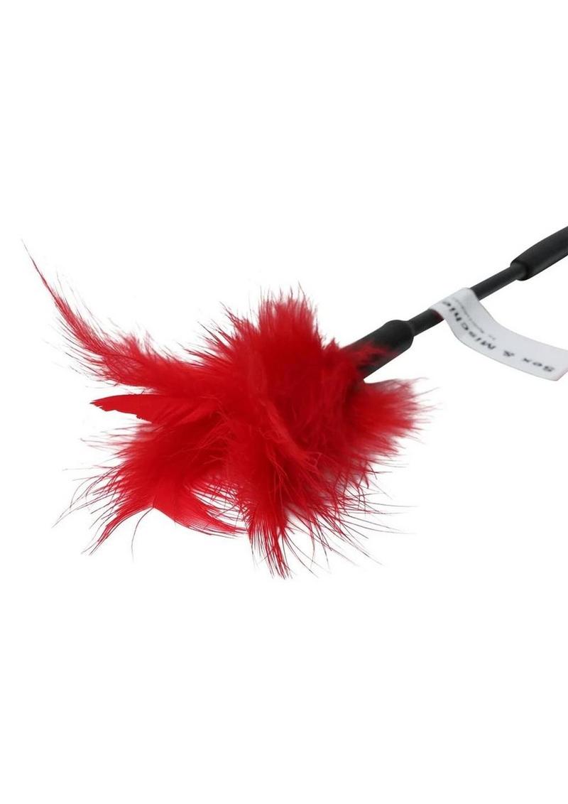 Sex and Mischief Feather Tickler - Red