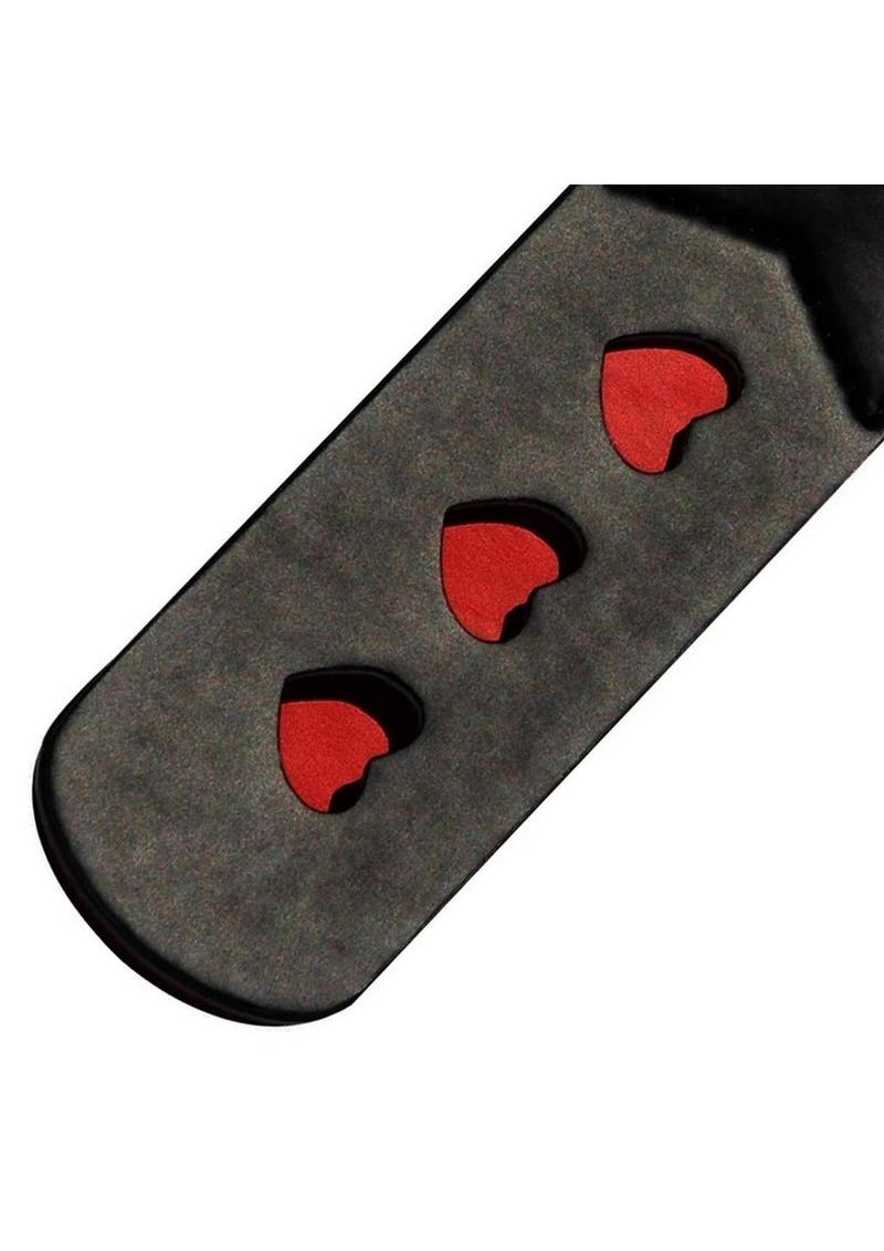 Sex and Mischief Heart Paddle - Black - 12.5in