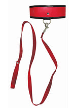 Sex and Mischief Leash and Collar - Red