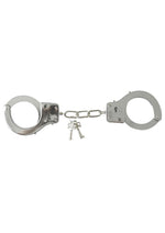 Sex and Mischief Metal Handcuffs - Metal/Silver