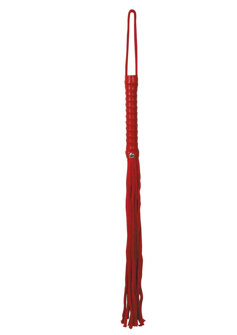 Sex and Mischief Red Rope Flogger