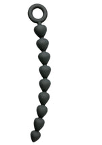 Sex and Mischief Silicone Anal Beads - Black