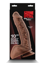 Shane Diesel Silicone Dual Dense Dildo - Chocolate