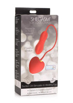 Shegasm Love On Me Rechargeable Silicone Suction Clit Stimulator and Vibrating Egg