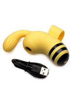 Shegasm Sucky Bee Rechargeable Silicone Clitoral Stimulating Finger Vibrator