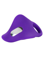 Silicone Remote Orgasm Ring Silicone Rechargeable Waterproof - Purple