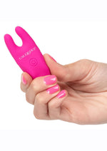 Silicone Remote Rechargeable Nipple Clamps - Pink