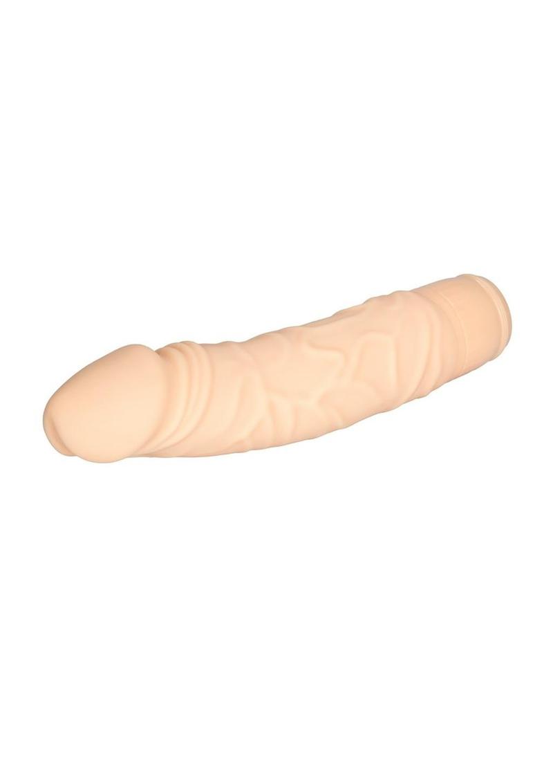 Silicone Stud Woody Vibrator - Ivory/Vanilla