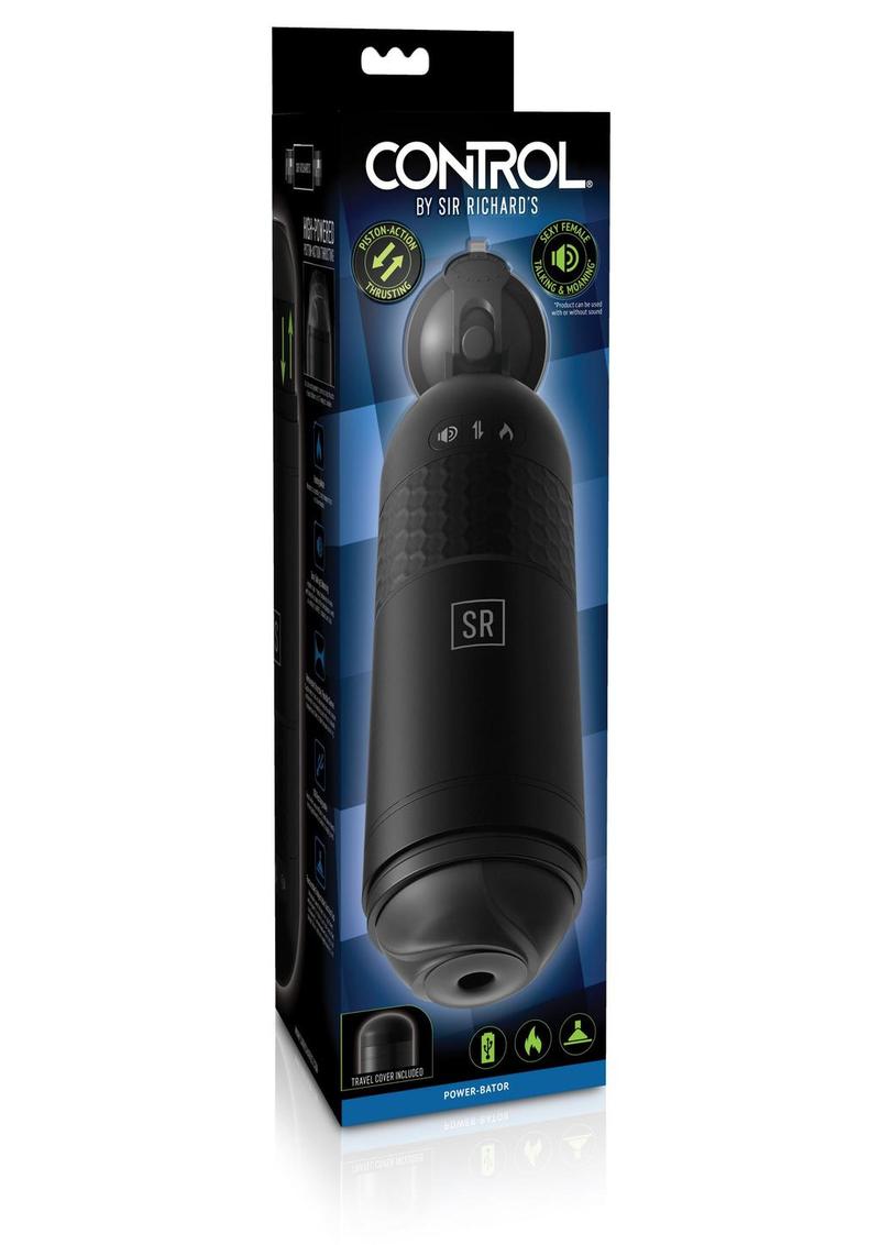 Sir Richard's Control Powerbator Masturbator Rechargeable - Black