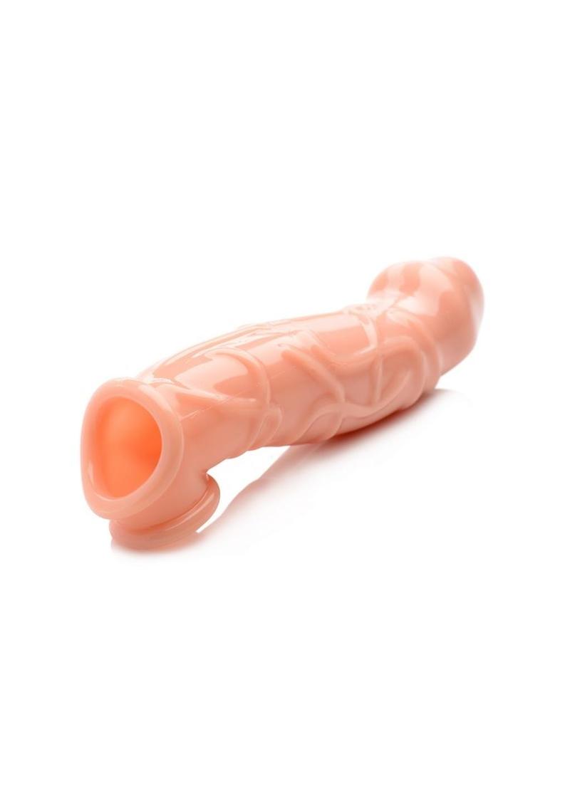 Size Matters Penis Extender Sleeve - Flesh/Vanilla - 2in