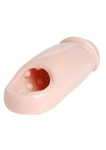 Size Matters Really Ample Wide Penis Enhancer Sheath - Vanilla