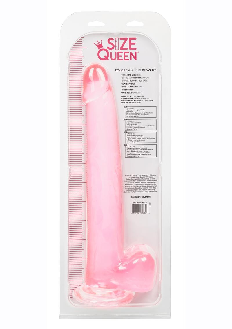 Size Queen Dildo with Balls