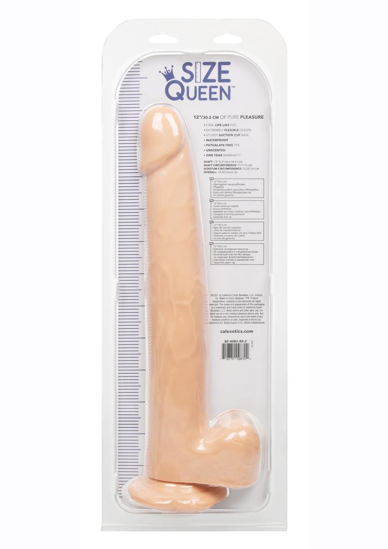 Size Queen Dildo with Balls