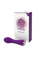 Skins Minis The Sweet G Silicone Vibrator - Purple/White