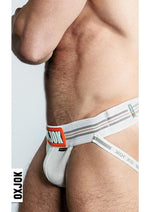 Slingjock Slider Jock Strap - White Snow - Small