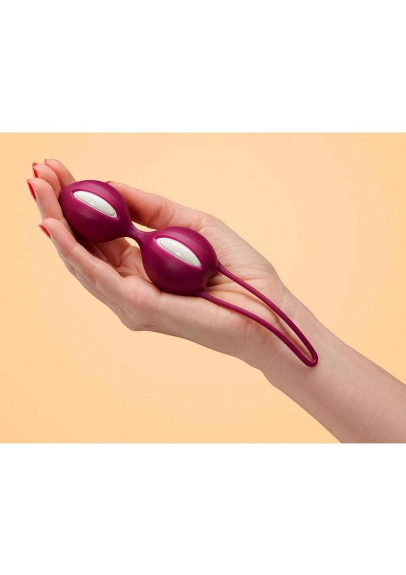 Smartballs Duo Silicone Kegel Trainer Kit - Grape/Purple