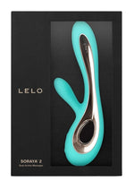 Soraya 2 Rechargeable Rabbit Vibrator - Aqua/Blue