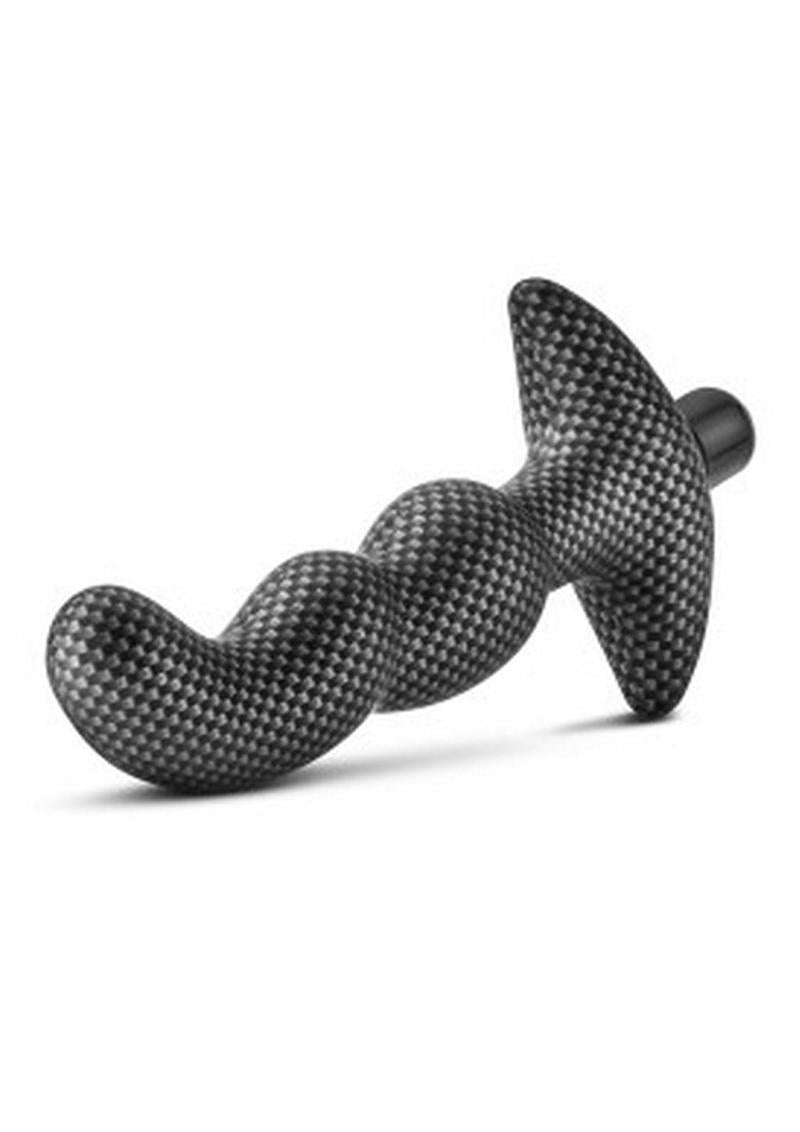 Spark Ignition Prv-02 Silicone Butt Plug - Carbon Fiber - Black