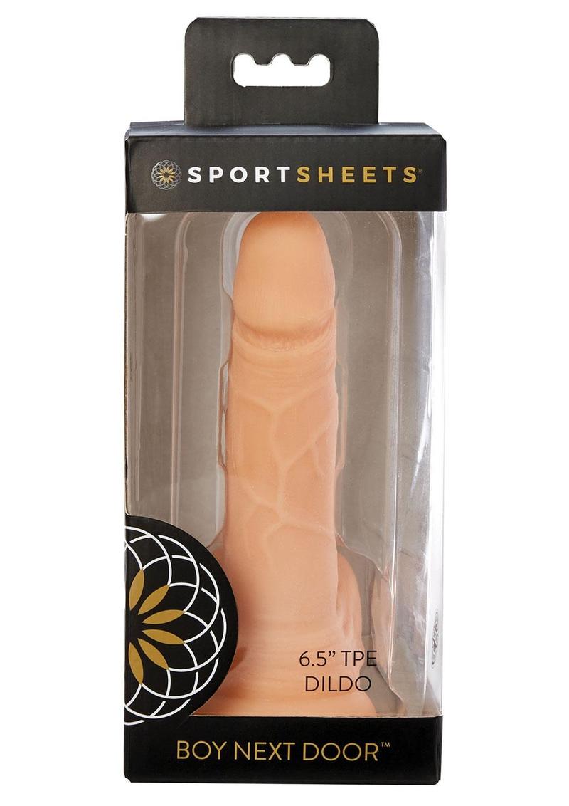 Sportsheets Boy Next Door Dildo - Vanilla - 6.5in