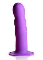 Squeeze-It Squeezable Wavy Silicone Dildo