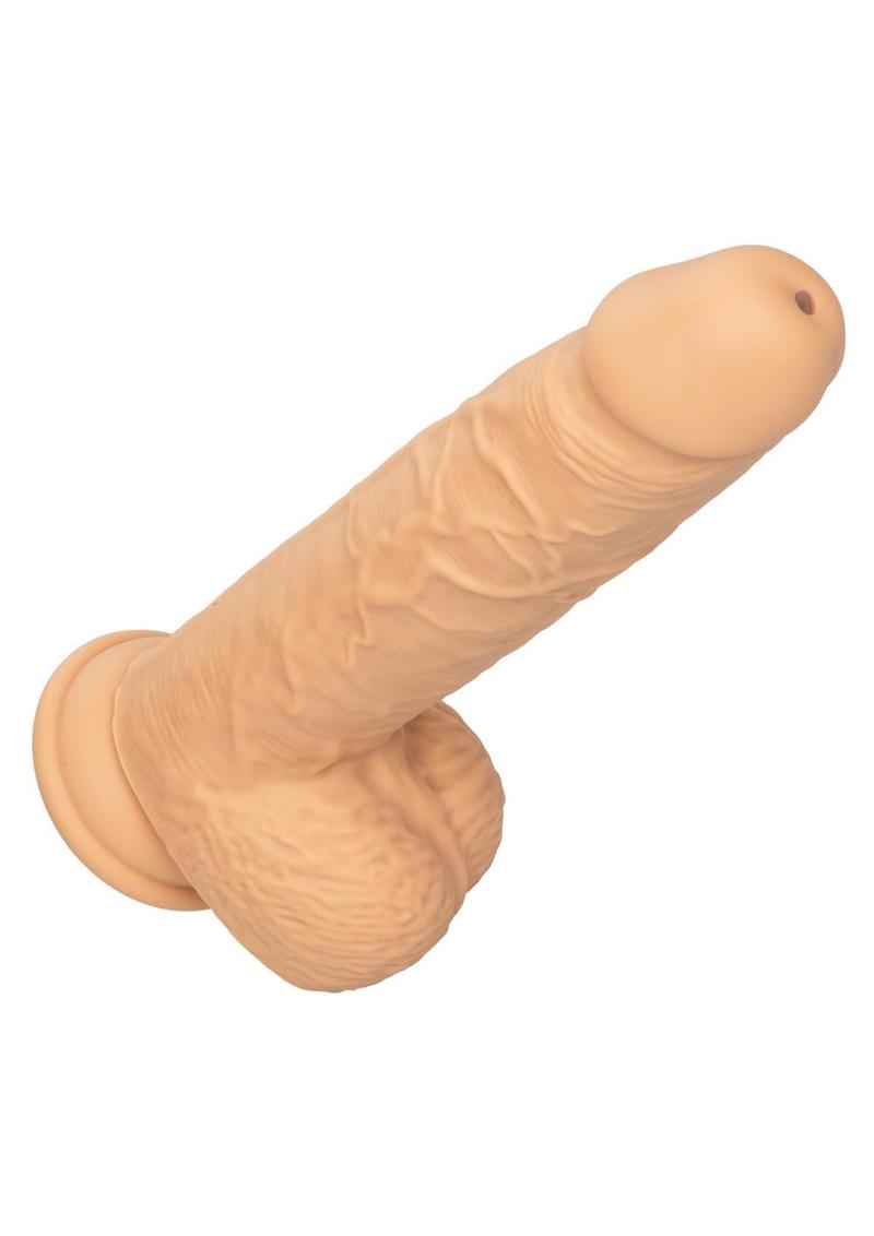 Squirting Fuck Stick Rechargeable Silicone Realistic Dong with Suction Cup