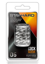 Stay Hard Cock Sleeve 06 - Clear