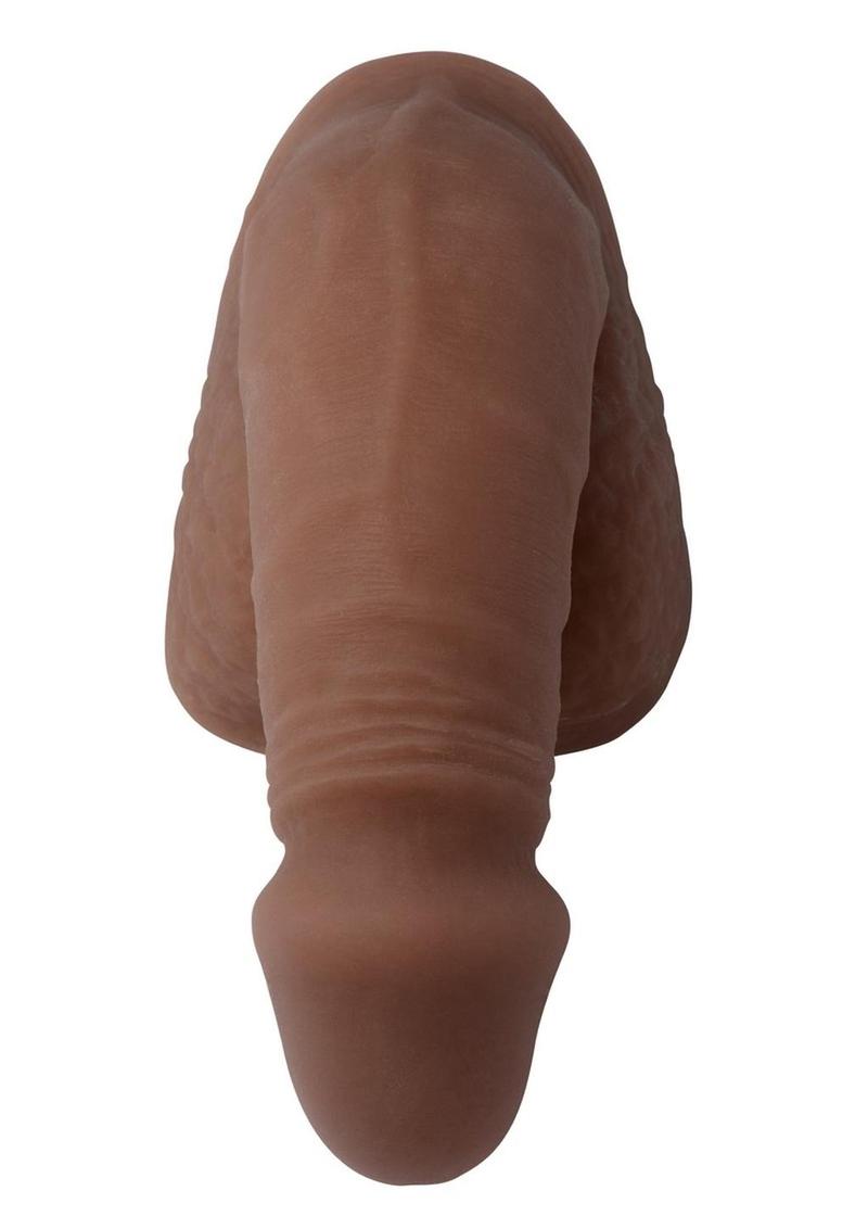 Strap U Bulge Packer Dildo - Caramel