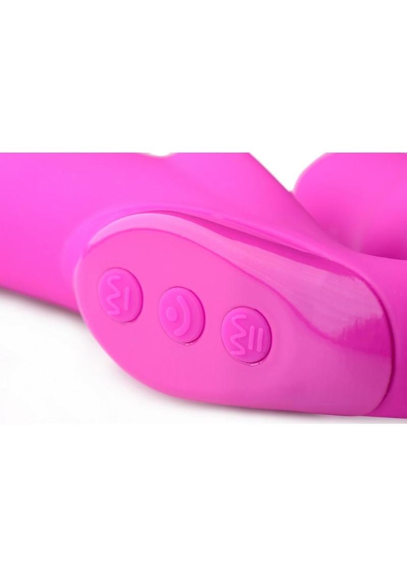 Strap U Evoke Super Charged Rechargeable Silicone Vibrating Strapless Strap-On