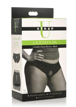 Strap U Lace Envy Black Crotchless Panty Harness