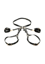 Strict Bondage Harness with Bows - Black - Large/Medium