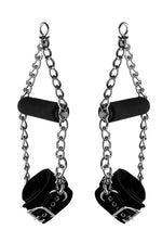 Strict Leather Fur Lined Suspension Cuffs - Black/Metal