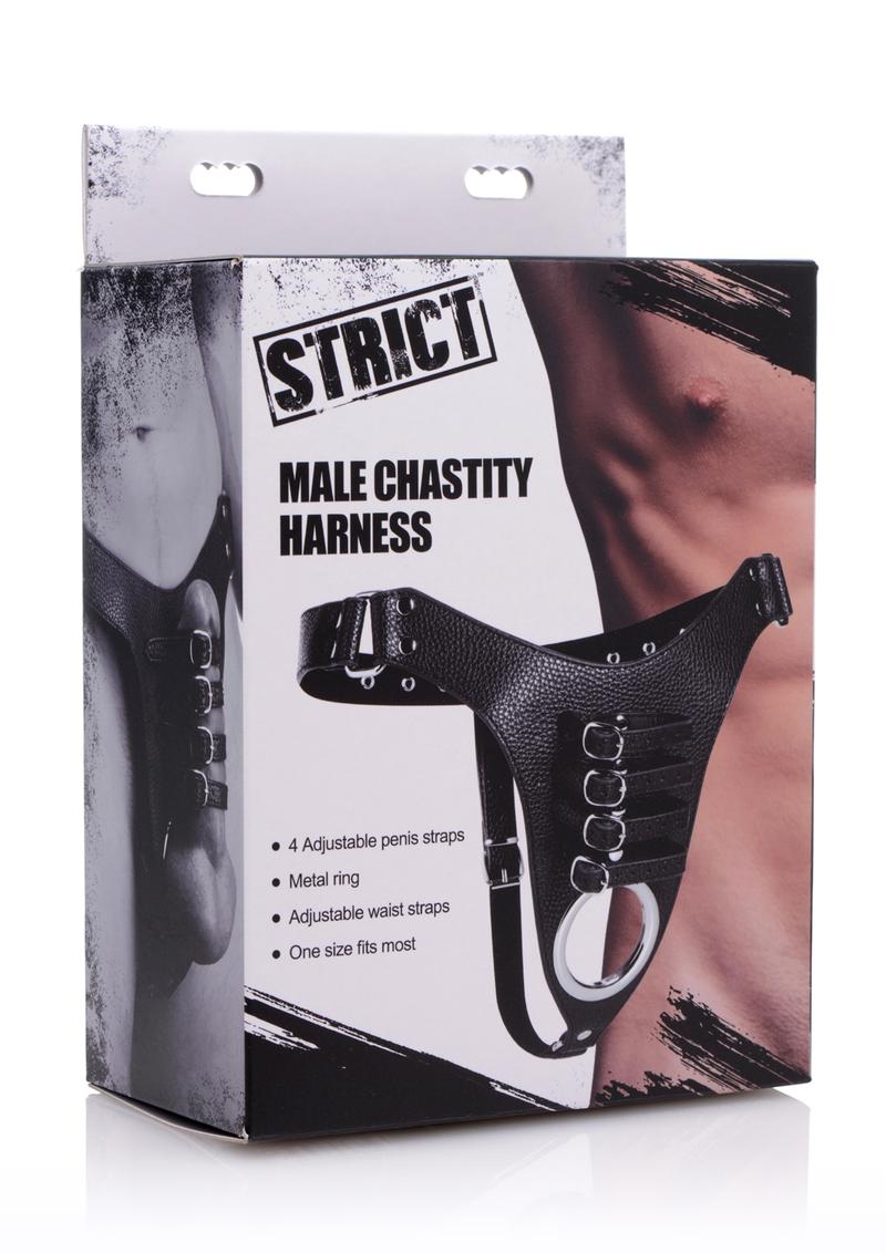 Strict Male Chastity Harness