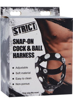 Strict Snap-On Cock and Ball Harness