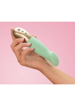 Sundaze Silicone Dual Stimulating Vibrator - Pistachio - Green