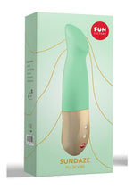 Sundaze Silicone Dual Stimulating Vibrator - Pistachio