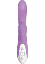 Super Sucker Rechargeable Silicone G-Spot Vibrator with Clitoral Stimulator