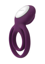 Svakom Tammy Silicone Rechargeable Clitoral Stimulator Couple's Ring - Purple