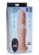 Swell 7x Inflatable and Vibrating Silicone Rechargeable Dildo with Remote Control