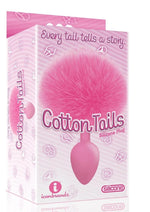 The 9's - Cottontails Silicone Bunny Tail Butt Plug - Pink