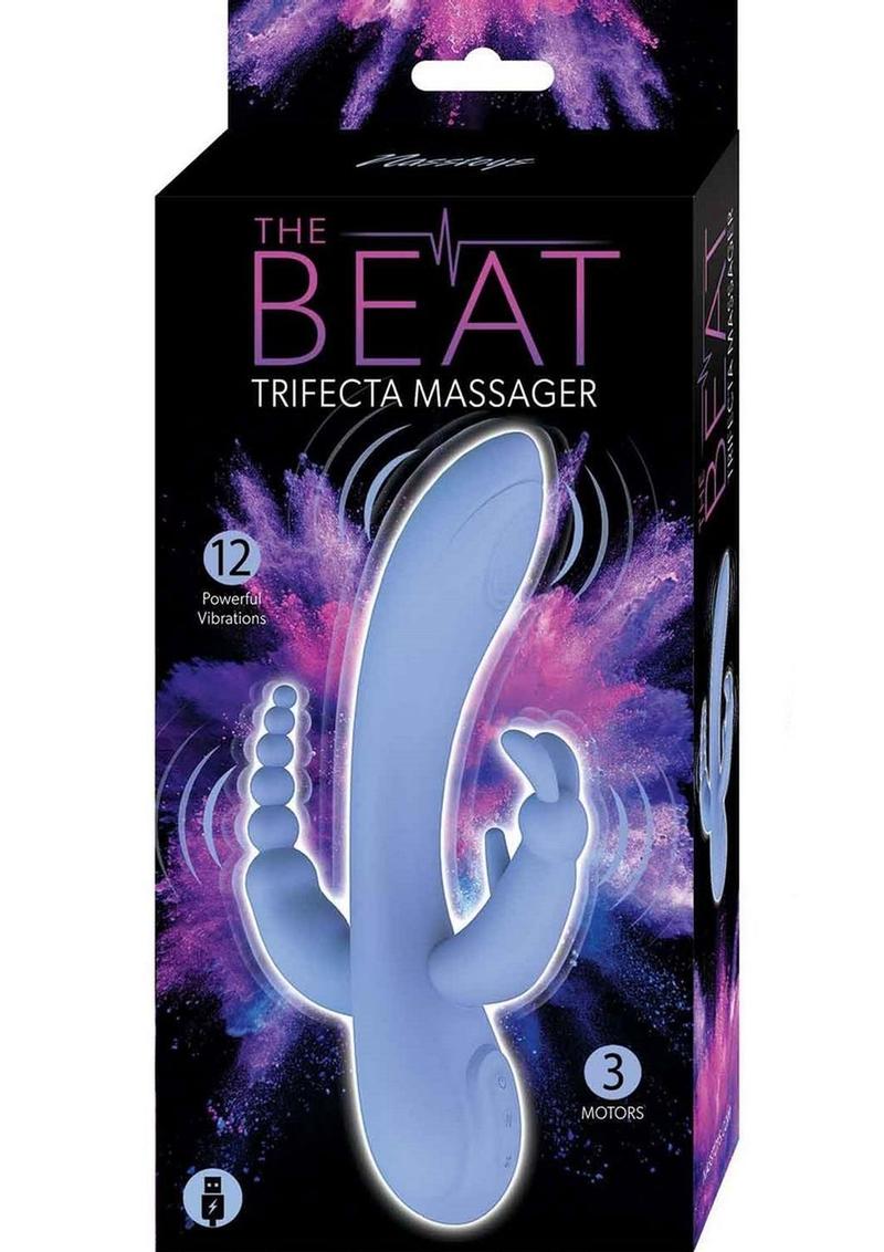 The Beat Trifecta Rechargeable Silicone Multifunction Rabbit Vibrator