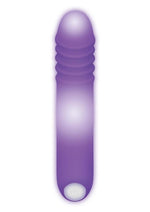 The G Rave Silicone Rechargeable G-Spot Light-Up Vibrator