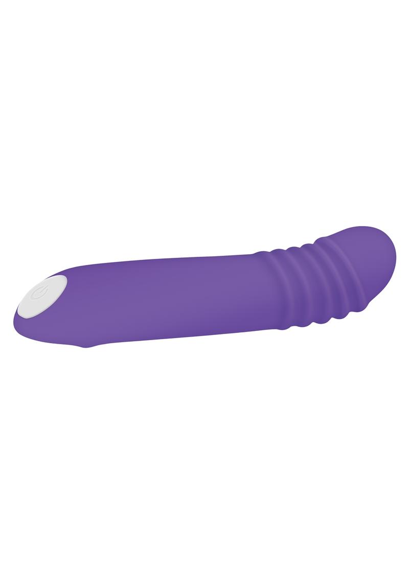 The G Rave Silicone Rechargeable G-Spot Light-Up Vibrator