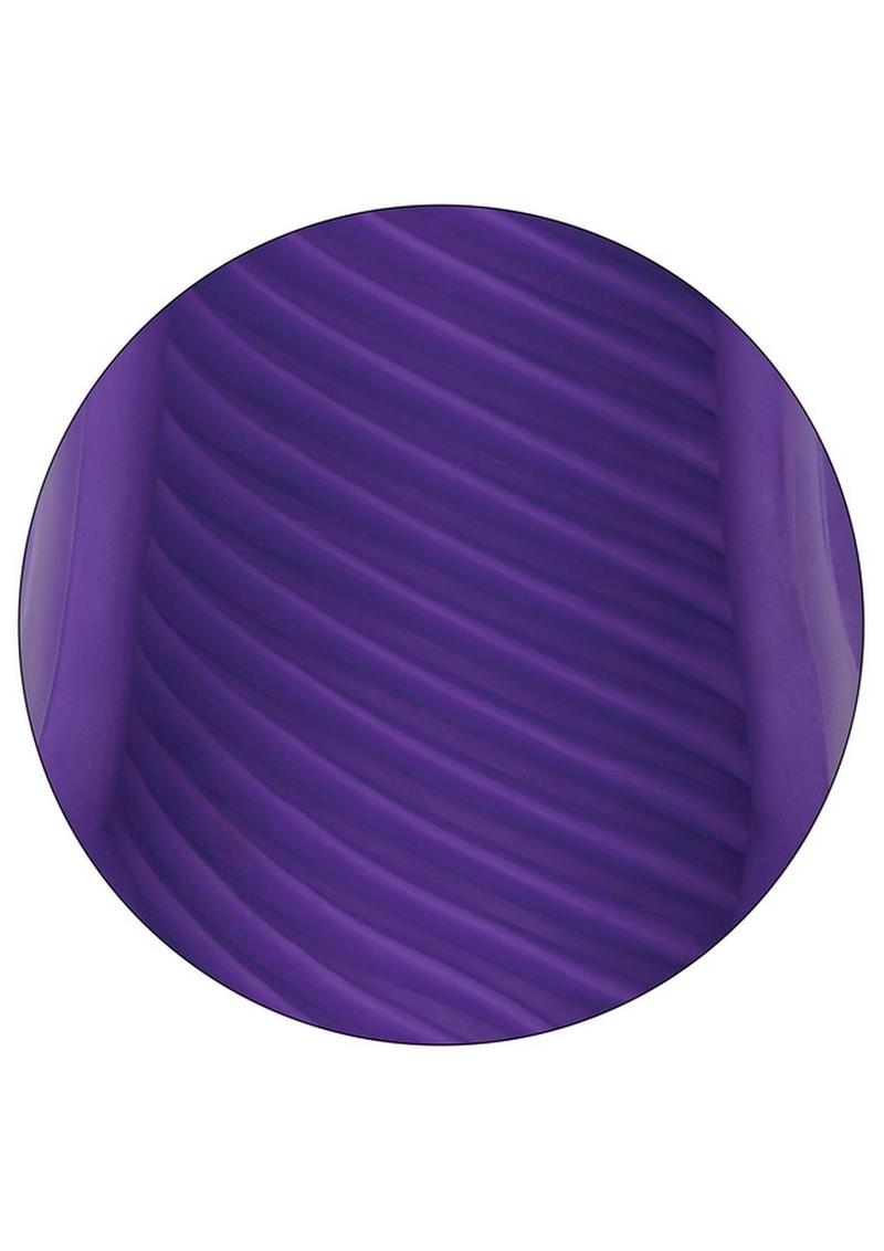 The Gripper Spiral Grip Masturbator - Purple