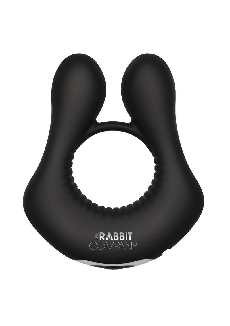 The Deluxe Rabbit Ring Rechargeable Silicone Couples Ring